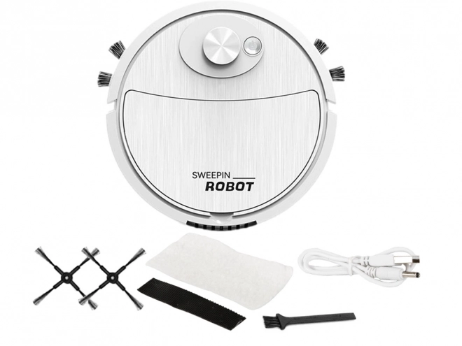 Robot de curățenie fără fir cu perie