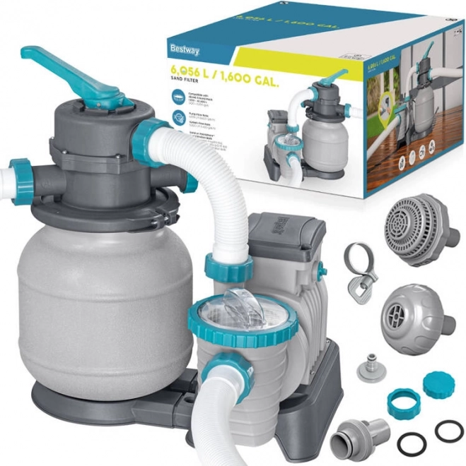Pompa cu nisip pentru piscină Bestway pentru filtrarea apei
