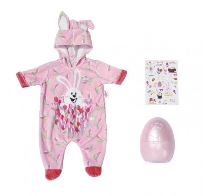 BABY born Ou de Paște cu costumaș și autocolante