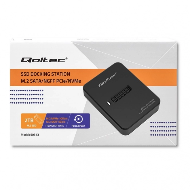 Stație de andocare SSD M.2 SATA/PCIe USB 3.1