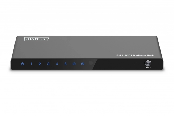 Comutator HDMI 4K 5x1 cu telecomandă