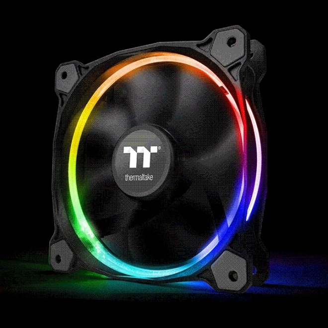 Ventilator Riing 12 RGB Sync Edition pachet 3 bucăți