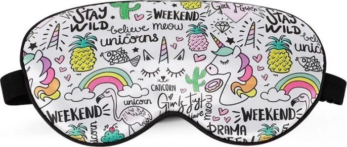 Masca de somn cu unicorn