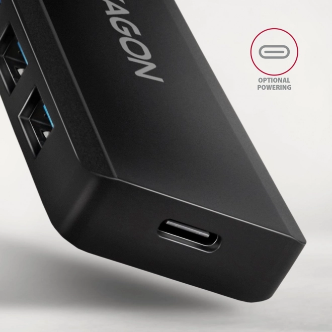 Hub USB de călătorie cu 4 porturi și alimentare USB-C