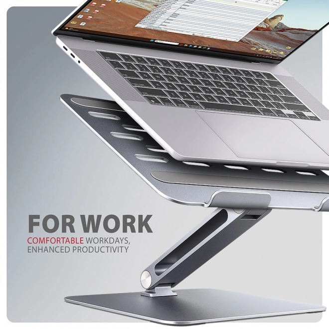 Suport pentru laptop AXAGON STND-LQ din aluminiu, 10-16", unghi ajustabil