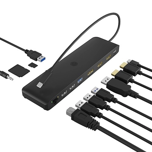 Stație de andocare USB-C cu ieșire video triplu
