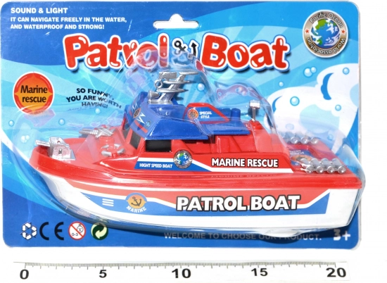 Barcă cu motor pentru apă 20 cm pe baterii