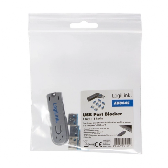 Blocator porturi USB cu cheie
