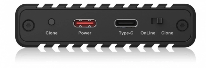 Carcasa cu clonare pentru 2 SSD NVMe