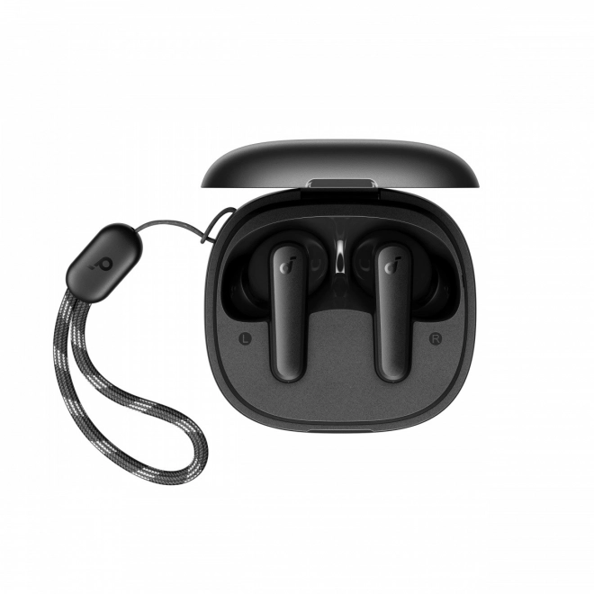 Căști wireless Soundcore cu bas puternic negre