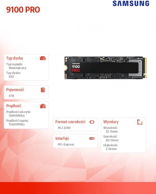 SSD disk 9100 PRO NVMe