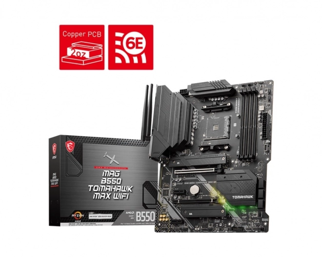 Placă de bază mag b550 tomahawk max wifi pentru gaming