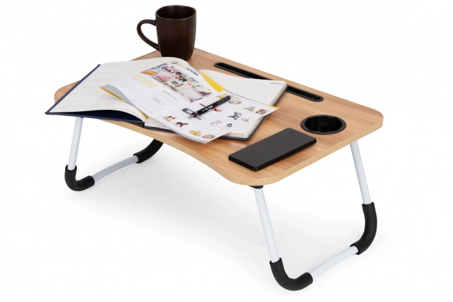 Suport laptop pentru pat lemn