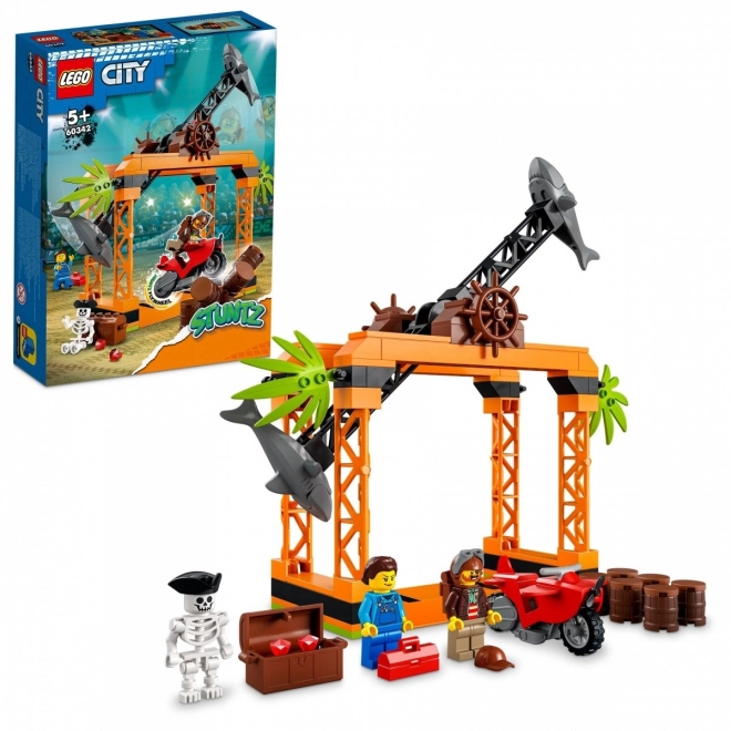 Provocarea cascadoriilor cu rechini LEGO City