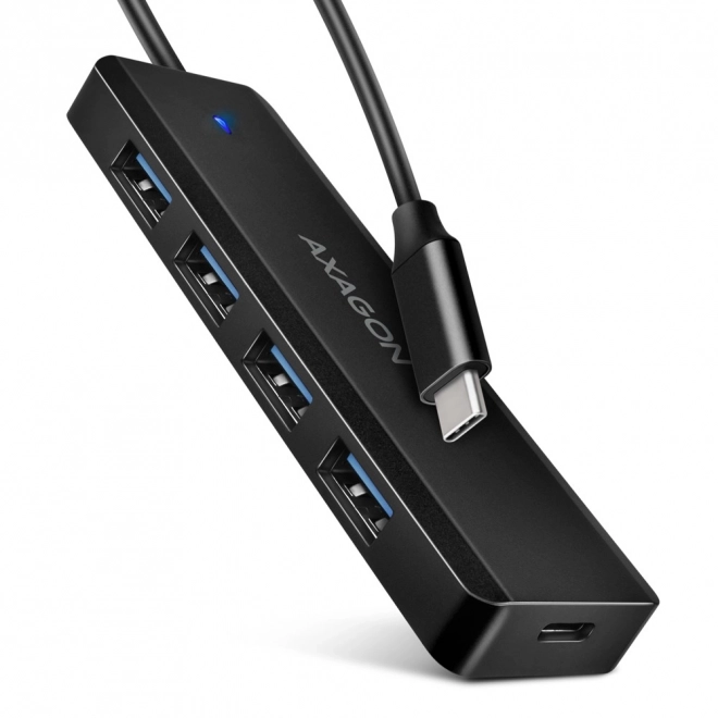Hub USB de călătorie cu 4 porturi și alimentare USB-C