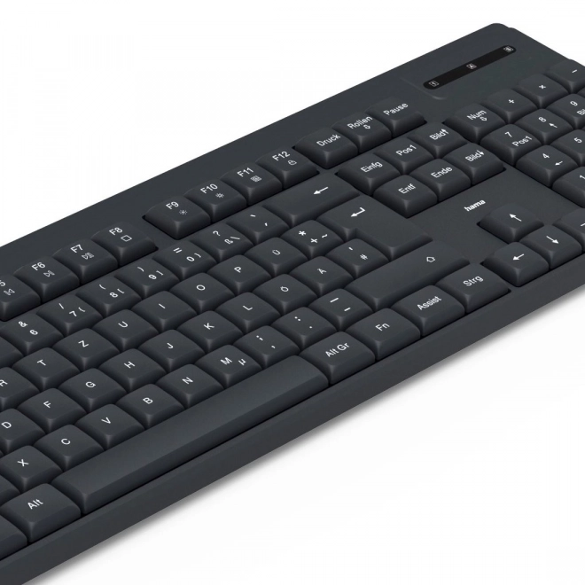 Tastatură și mouse wireless Hama WKM-100 negru