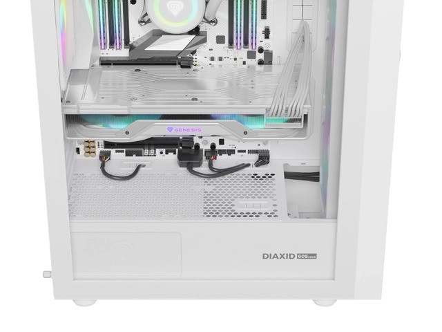 Carcasă pc Genesis Diaxid 605 ARGB Midi Tower Alb