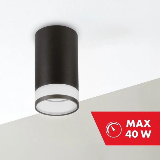 Spot negru din aluminiu GU10 Maclean