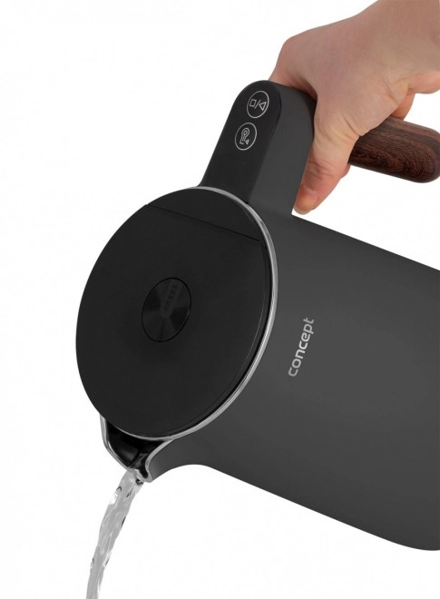Cana electrica Norwood 1.5l, gri închis