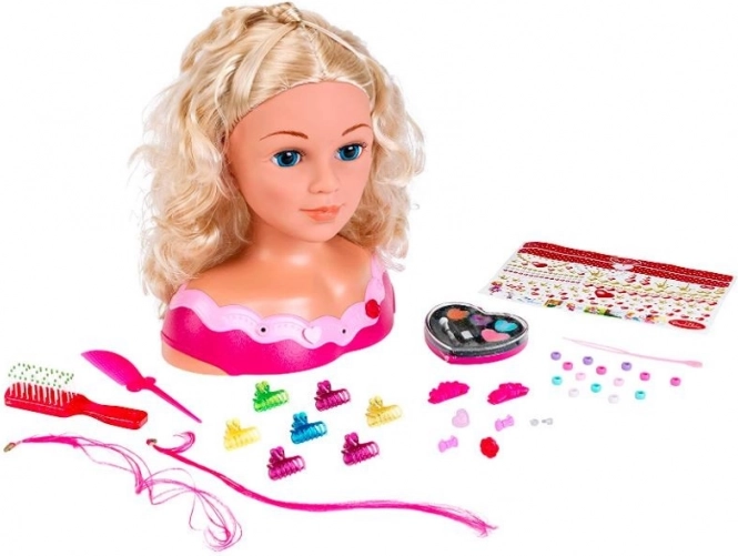 Cap pentru coafat PRINCESS CORALIE cu accesorii