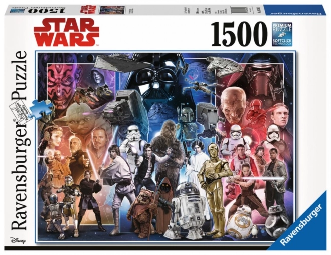 Puzzle disney: universul star wars 1500 de piese