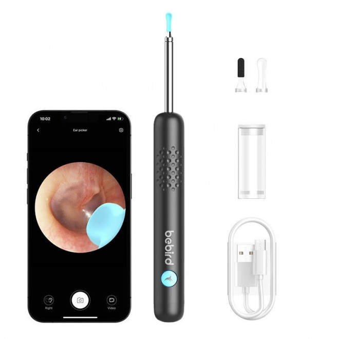 Otoscope pentru curățarea urechilor cu cameră Bebird