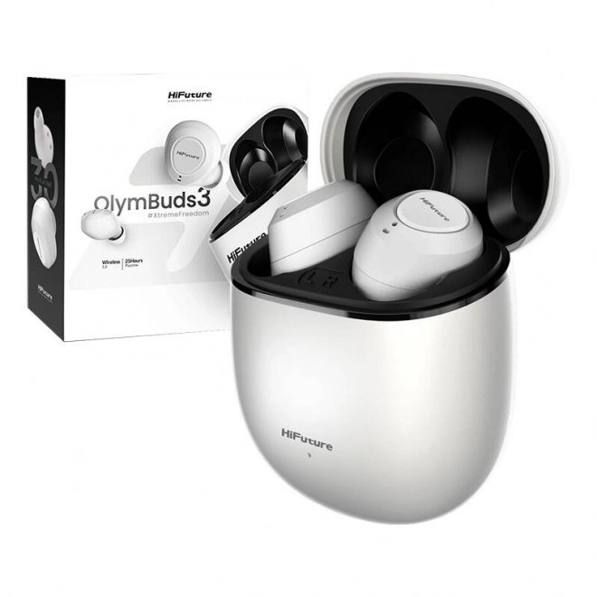 Căști TWS HiFuture OlymBuds 3 Alb