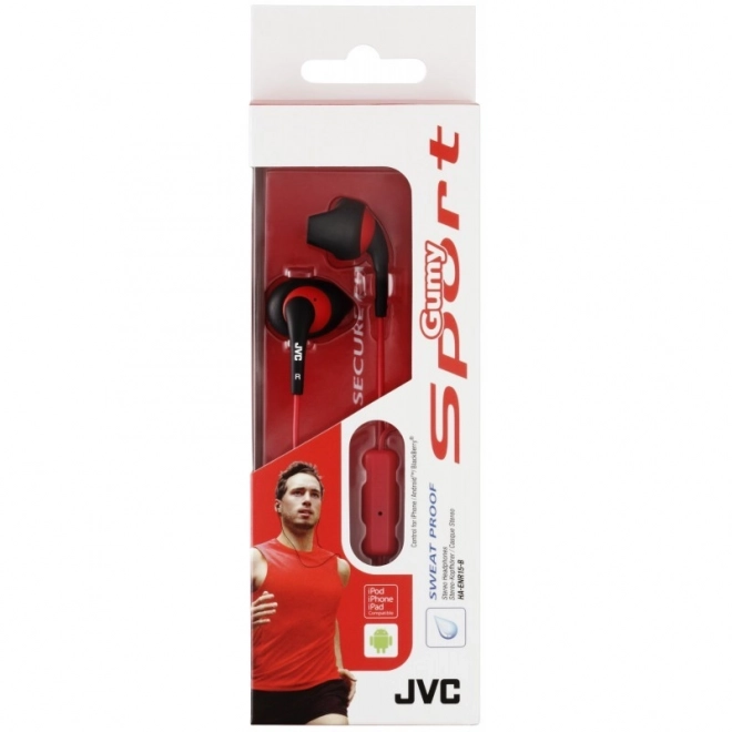 Căști sport negre JVC Gumy Sport