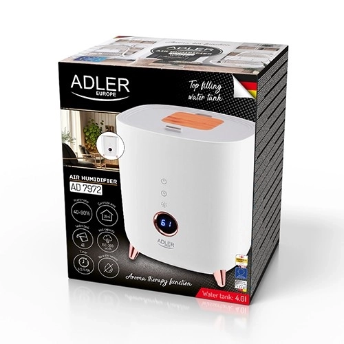 Nawilżator cu ultrasunete cu LED Adler