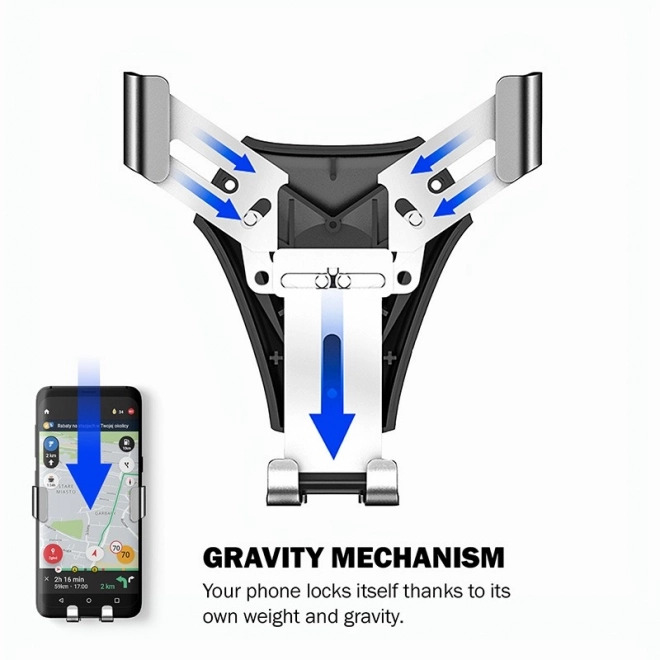 Suport auto gravitațional pentru telefon 4.7-6.5 inch