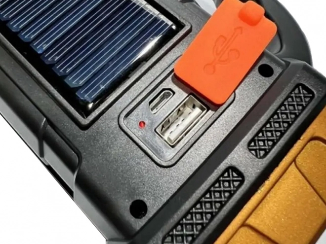 Lampa solară portabilă cu LED și încărcător