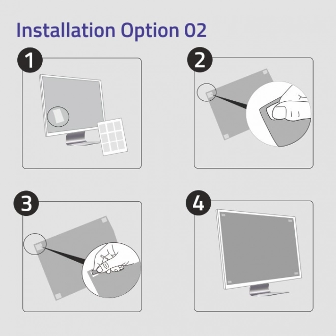 Filtru de confidențialitate Qoltec pentru laptop de 15,6 inch