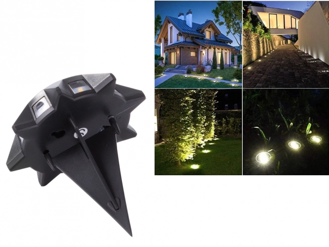 Lampa solară de grădină cu senzor de amurg