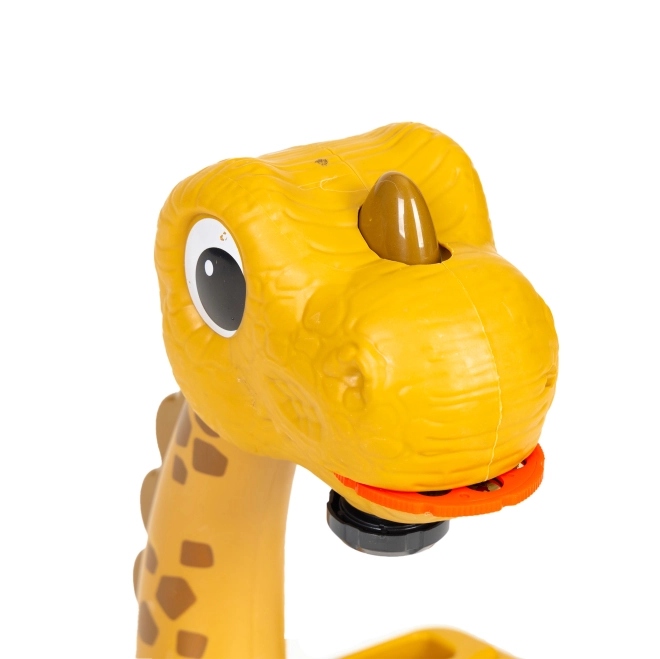 Design jucăuș cu dinozaur, care îi încântă