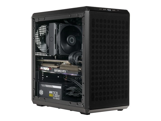 Carcasă cu geam MasterBox Q300L V2 neagră