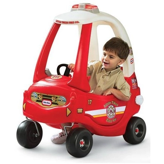 Mașinuță de pompieri cu pedale Little Tikes Cozy