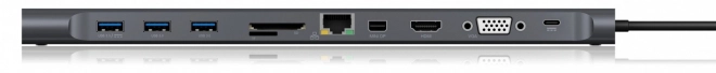Stație de andocare USB Type-C cu trei ieșiri video