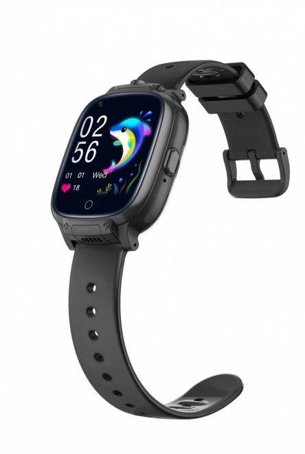 Ceas inteligent pentru copii Garett Twin 4G negru
