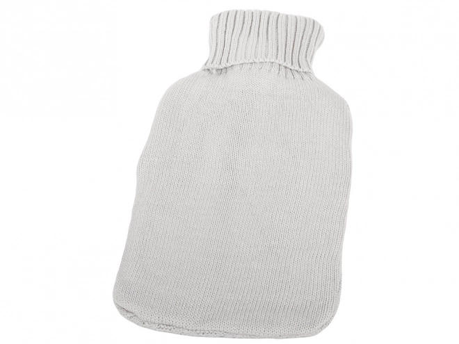 Termofor din cauciuc cu husă pulover, 2L