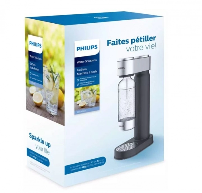 Aparat pentru sifon Philips GoZero negru inox