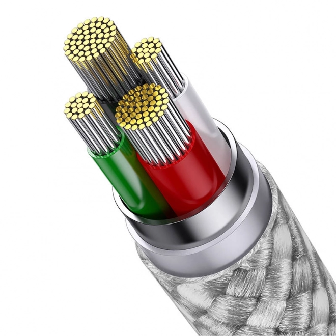 Cabluri încărcare 3 în 1 Baseus StarSpeed USB-C microUSB și Lightning