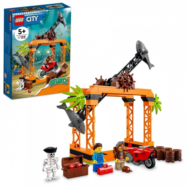 Provocarea cascadoriilor cu rechini LEGO City