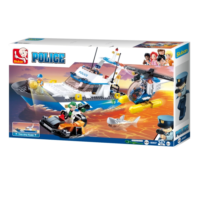 Set complet de joc cu navă și elicopter