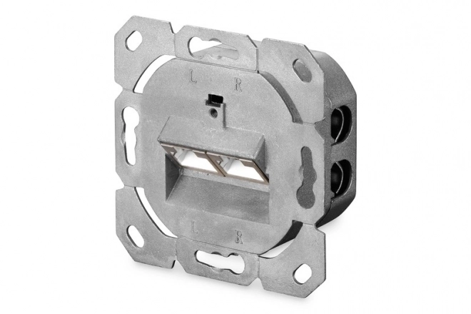 Priză modulară Cat.6 2xRJ45 ecranată
