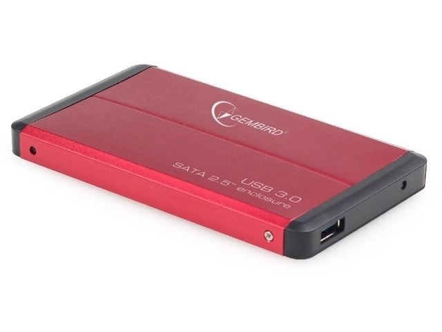 Carcasă externă pentru HDD 2.5'' SATA USB 3.0 roșie