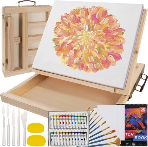 Echipament complet de pictură – 46 de piese