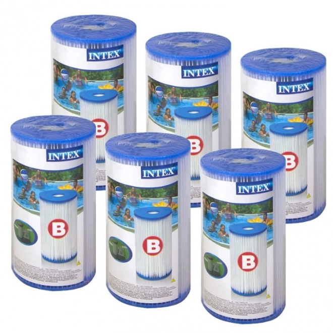Set de 6 Filtre Tip B pentru Pompe Intex