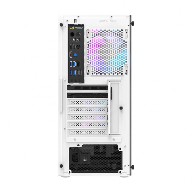 Carcasă computer Darkflash DK351 albă cu 4 ventilatoare