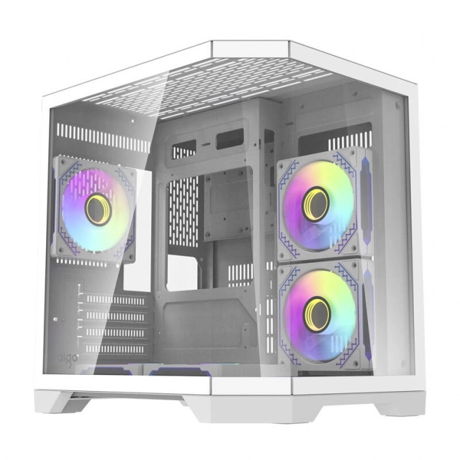 Carcasă Pc Darkflash Ft350 Cu 5 Ventilatoare ARGB Alb
