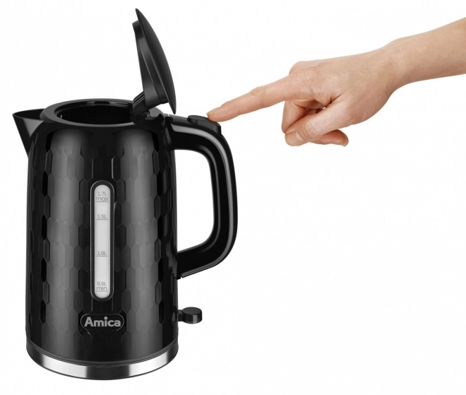 Fierbător electric Amica 1.7l negru